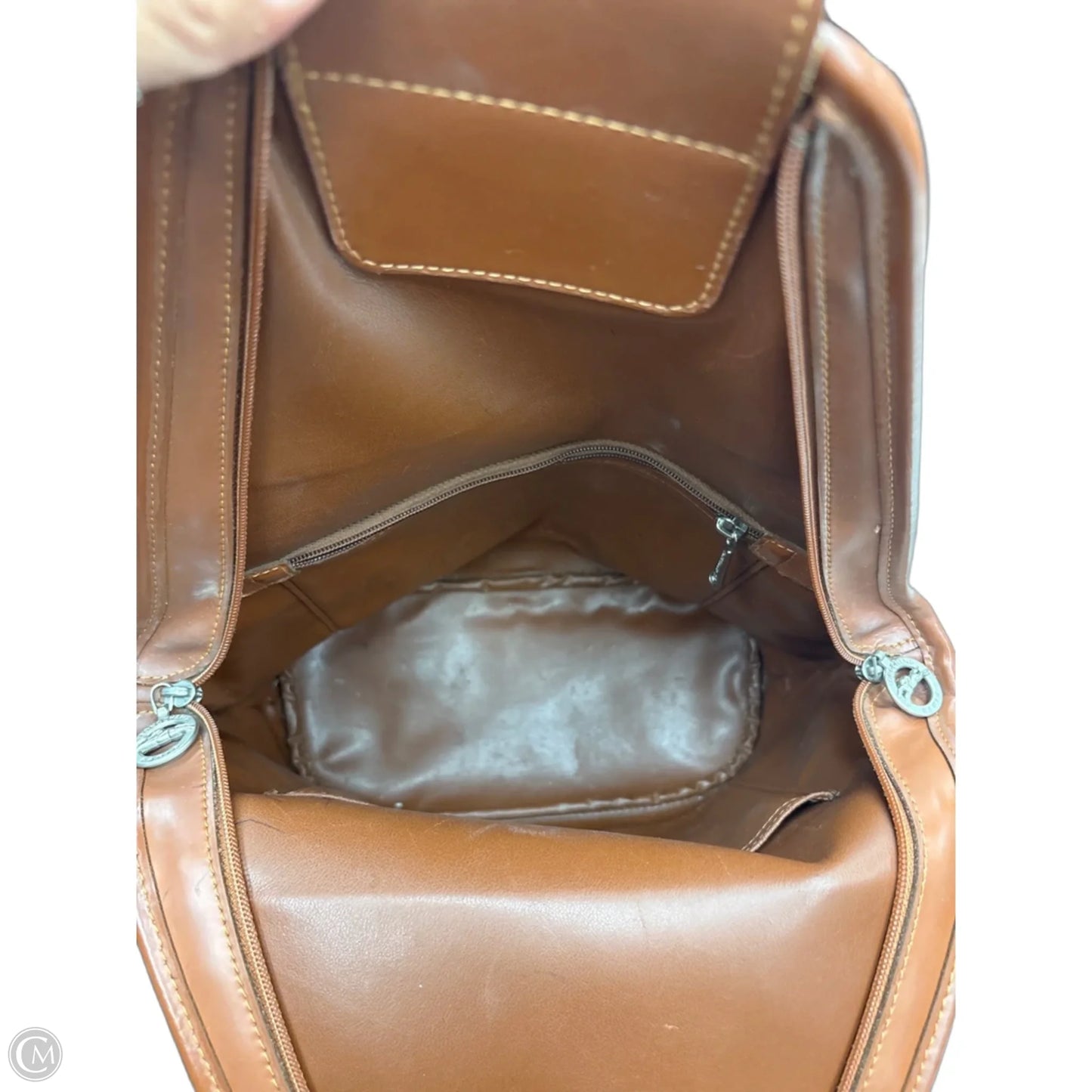 Backpack Designer By Longchamp, Size: Medium