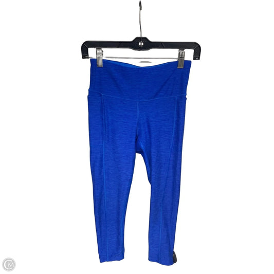 Athletic Capris By New Balance In Blue, Size: S