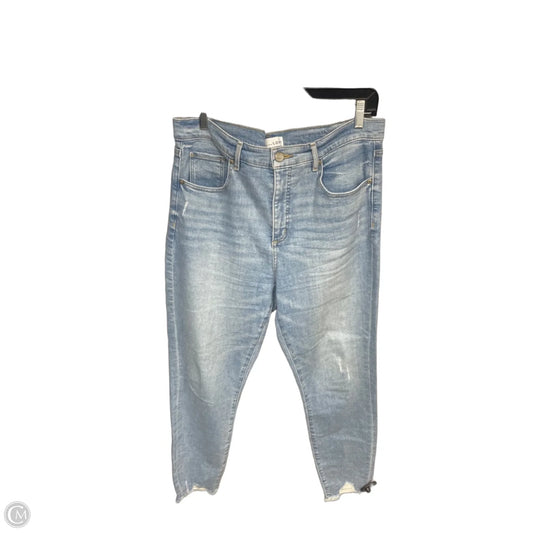 Jeans Skinny By Loft In Blue Denim, Size: 14