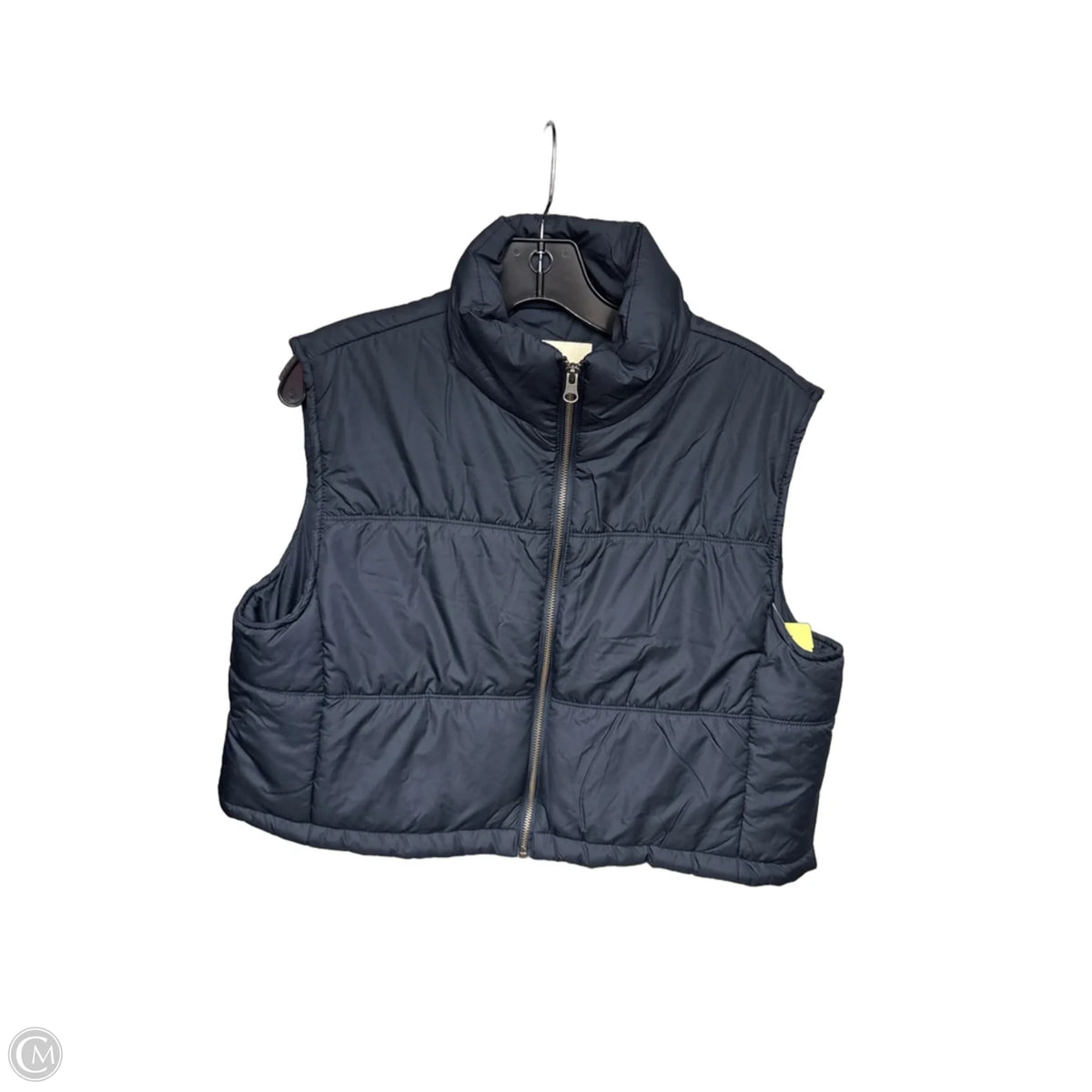 Vest Puffer & Quilted By Thread And Supply In Blue, Size: M