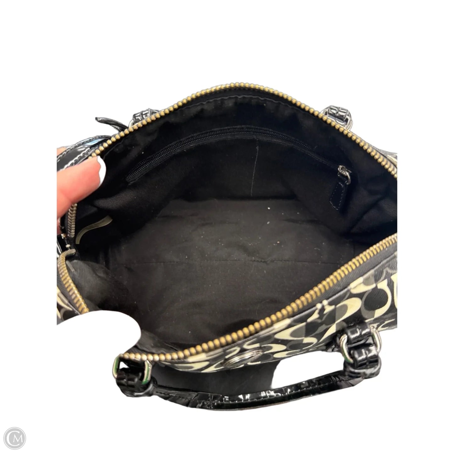 Handbag Designer By Coach, Size: Small
