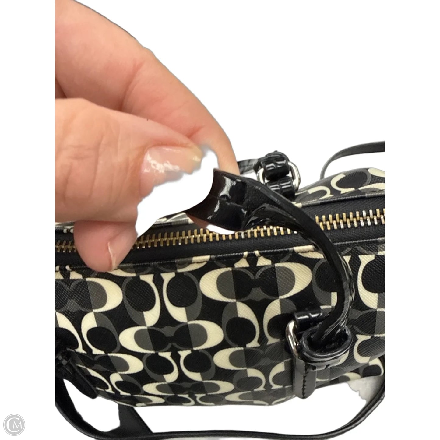 Handbag Designer By Coach, Size: Small