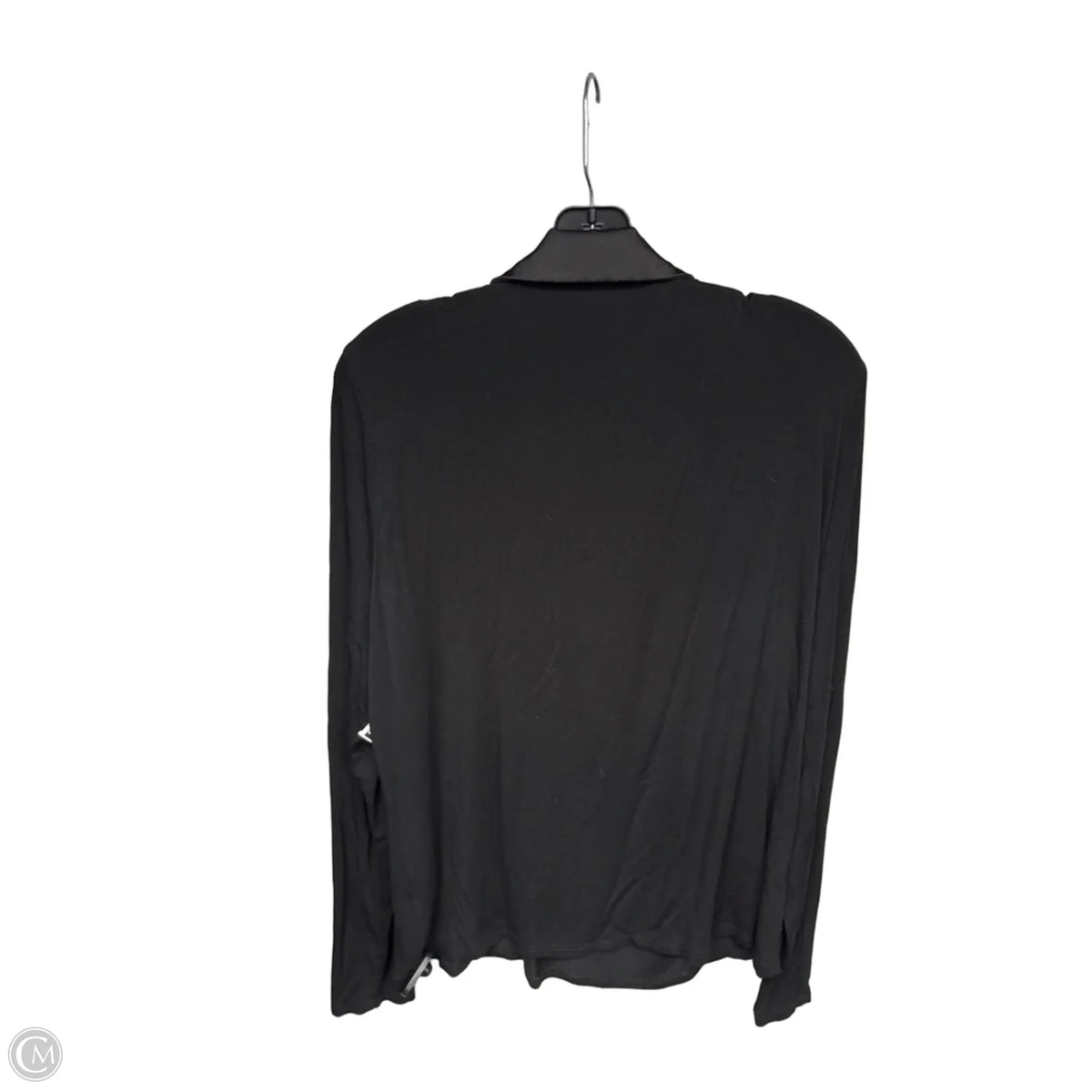 Top Long Sleeve By Halogen In Black, Size: Xl