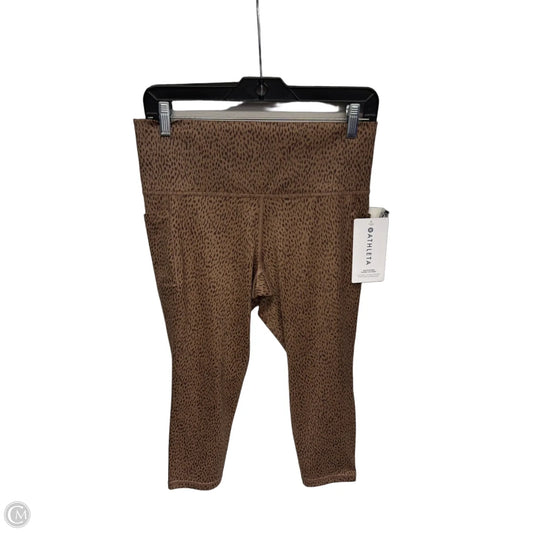 Athletic Capris By Athleta In Brown, Size: L
