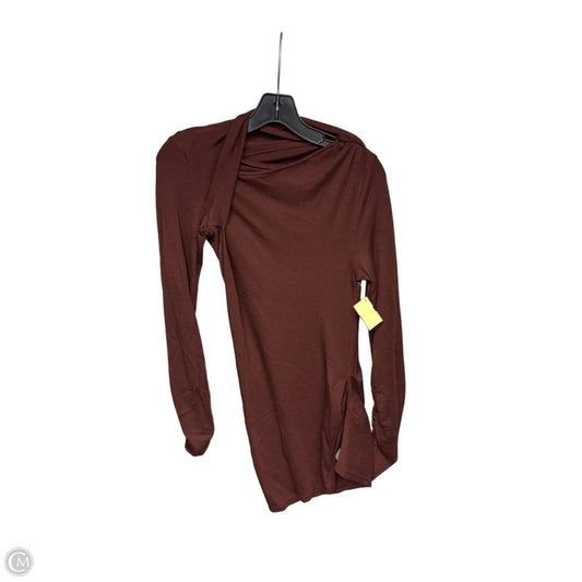 Tunic Long Sleeve By Clothes Mentor In Red, Size: M