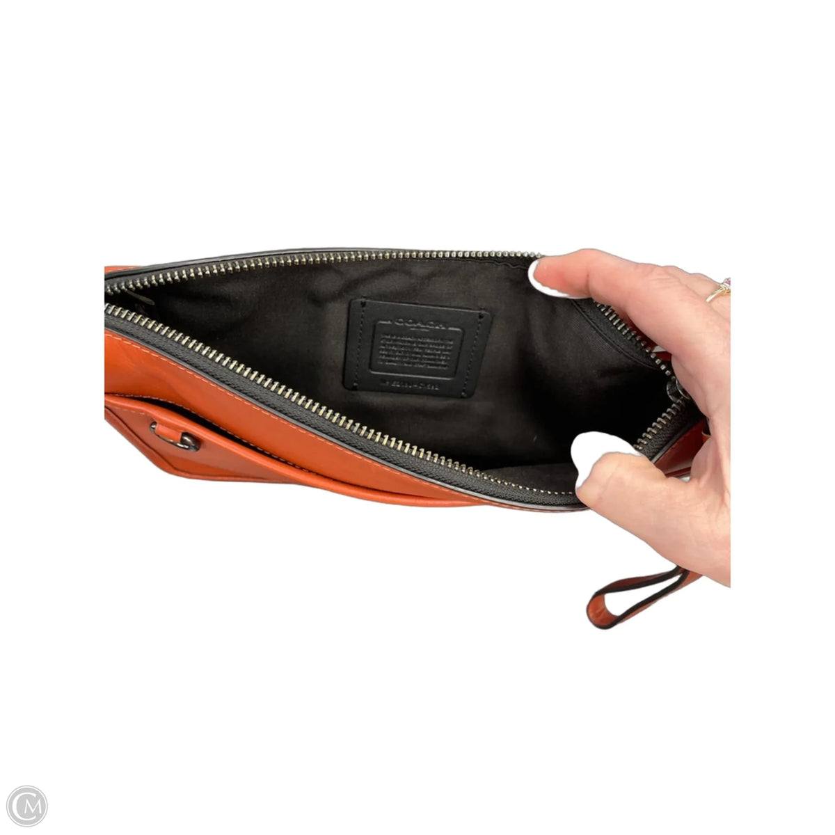 Clutch Designer By Coach, Size: Small