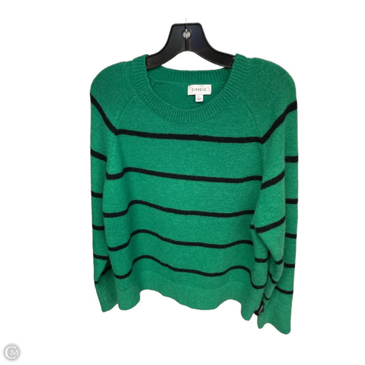 Sweater By Evereve In Green, Size: L