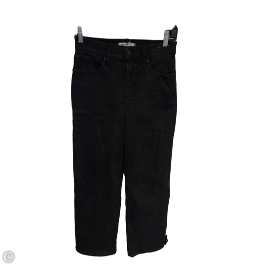 Jeans Wide Leg By Madewell In Black, Size: 2