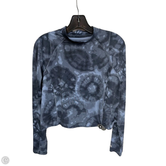 Athletic Top Long Sleeve Crewneck By Mountain Hardwear In Blue, Size: M