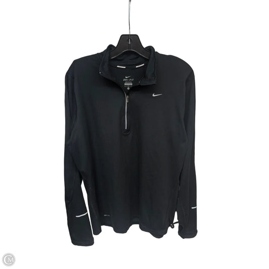 Athletic Jacket By Nike Apparel In Black, Size: Xl