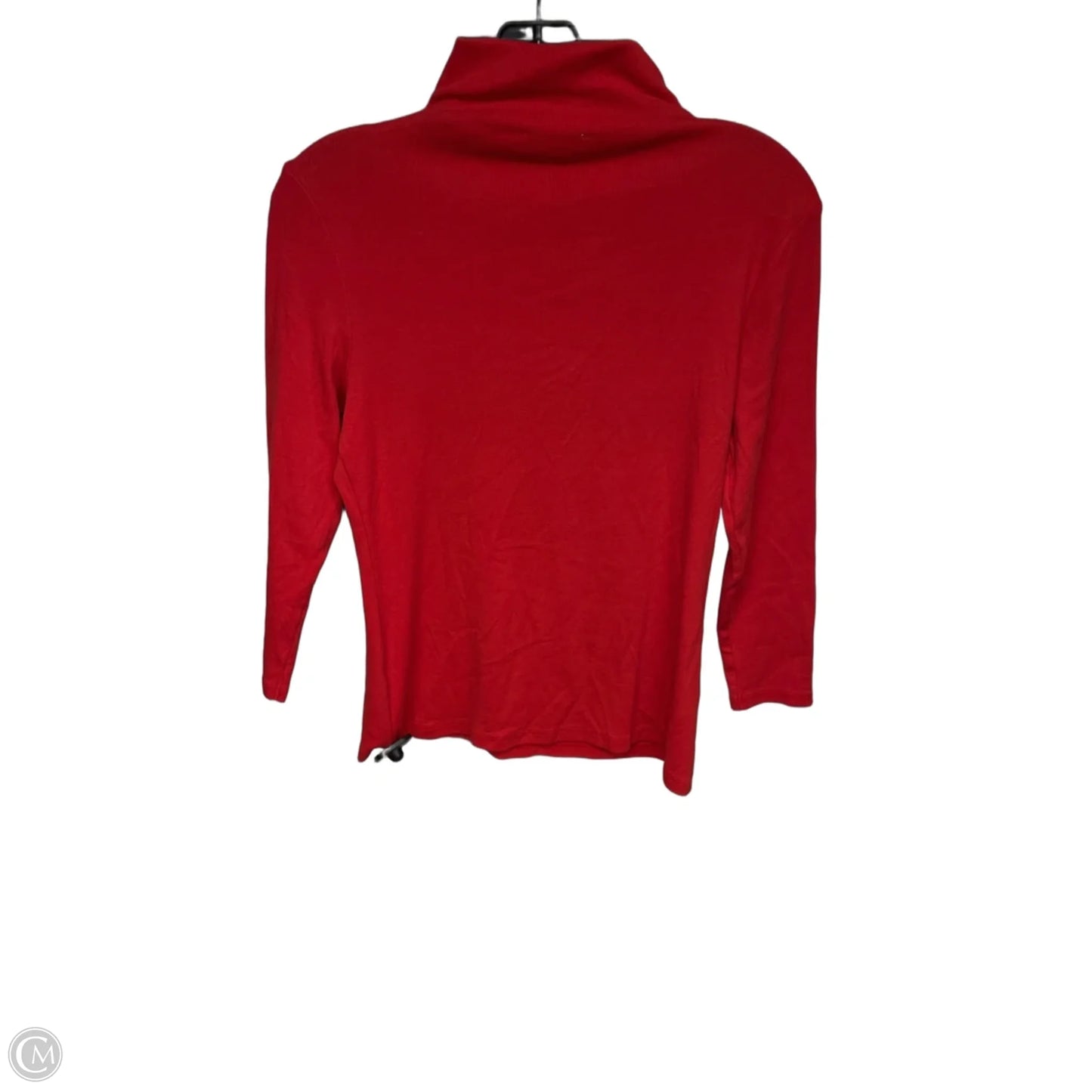 Top 3/4 Sleeve Basic By Nordstrom In Red, Size: M