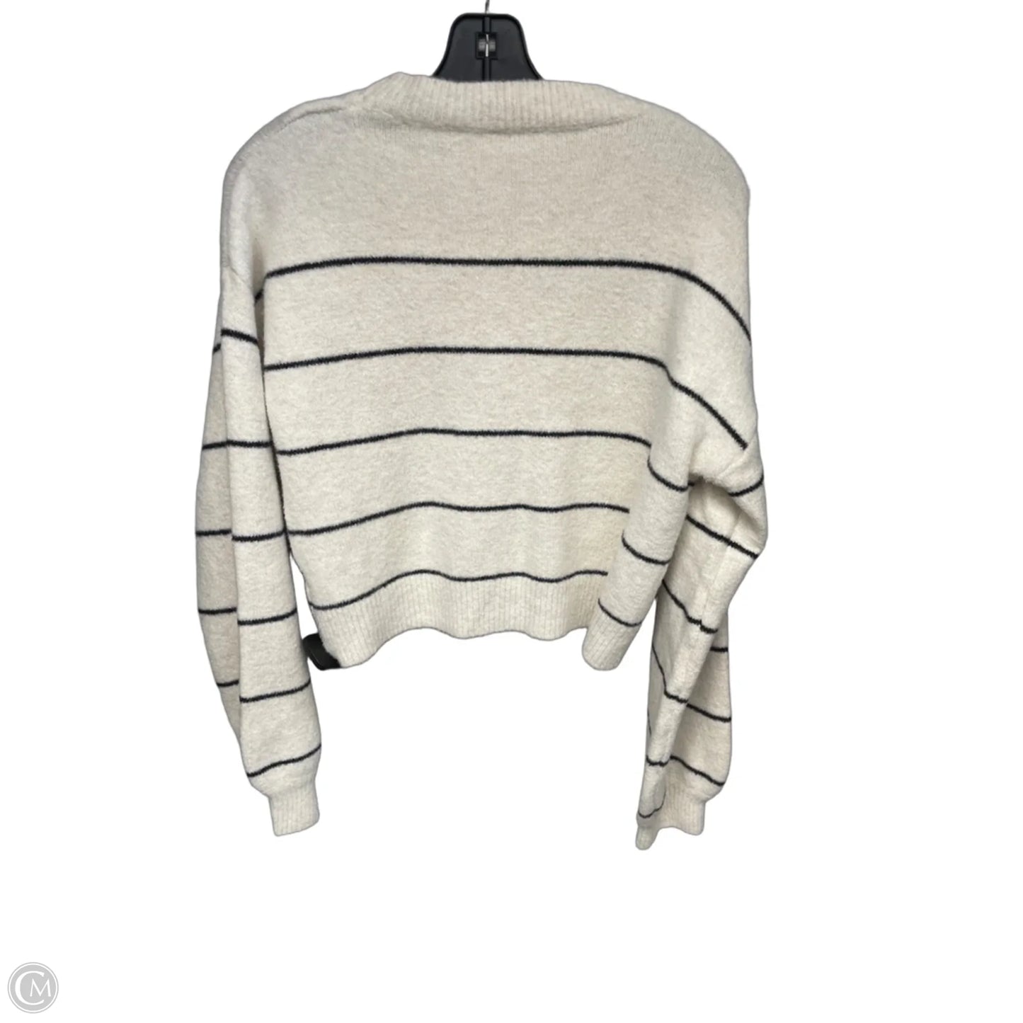 Sweater By Clothes Mentor In Cream, Size: L