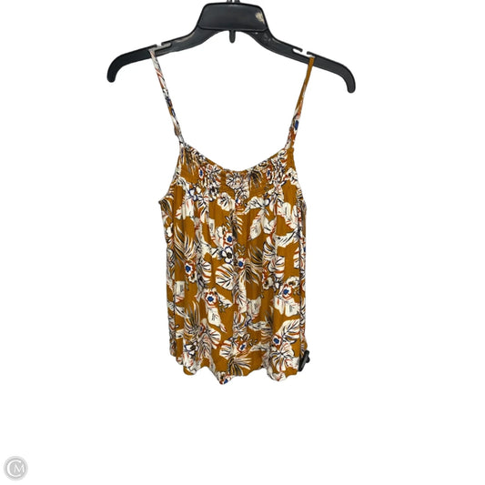 Top Sleeveless By Evereve In Floral Print, Size: Xs