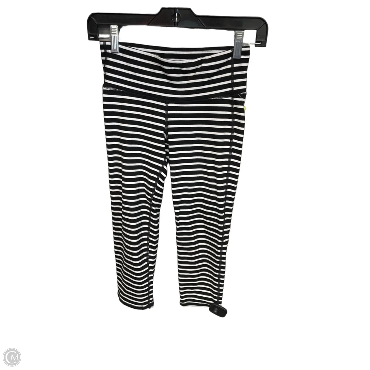 Athletic Capris By Athleta In Black & White, Size: Xs