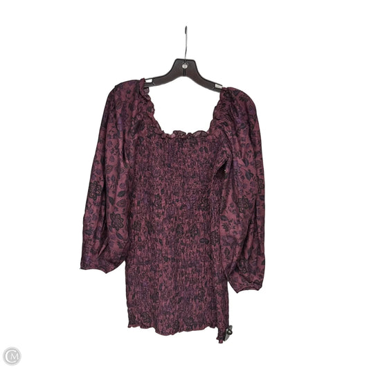 Dress Casual Short By Free People In Purple, Size: Xs