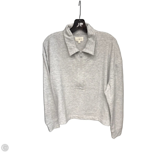 Top Long Sleeve By Lou And Grey In Grey, Size: M