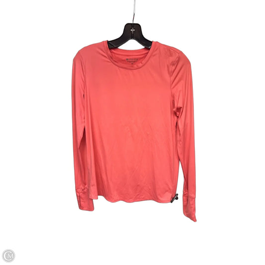 Athletic Top Long Sleeve Crewneck By Athleta In Coral, Size: Xs