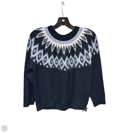 Sweater By Old Navy In Blue & White, Size: Xs