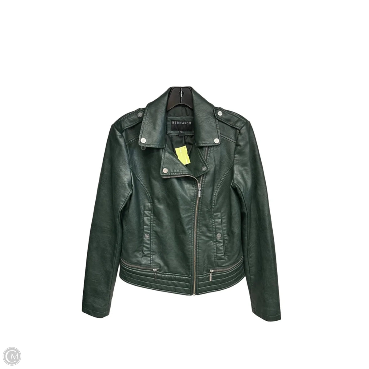 Jacket Moto By Bernardo In Green, Size: S