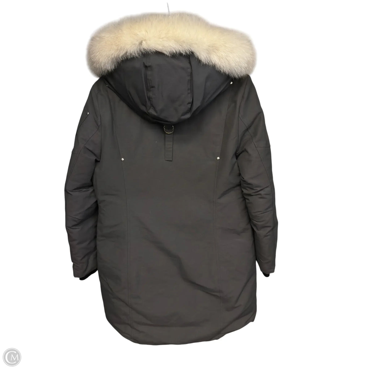 Designer Jacket Puffer & Quilted By Moose Knuckles In Black, Size: Xl