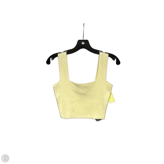 Top Sleeveless By Clothes Mentor In Yellow, Size: Xs