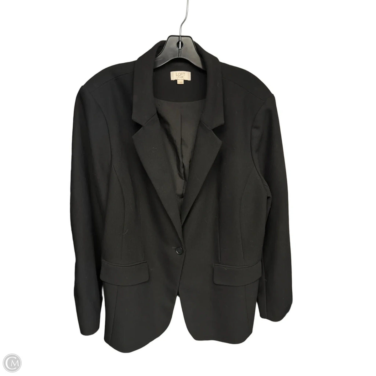 Blazer By Loft In Black, Size: 20