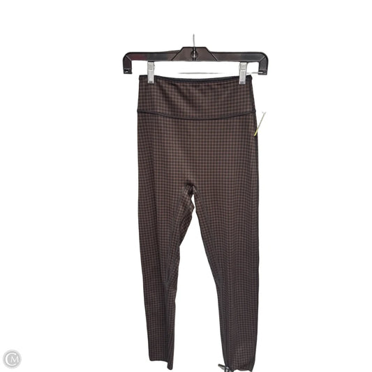 Athletic Leggings By Ypb In Black & Brown, Size: S