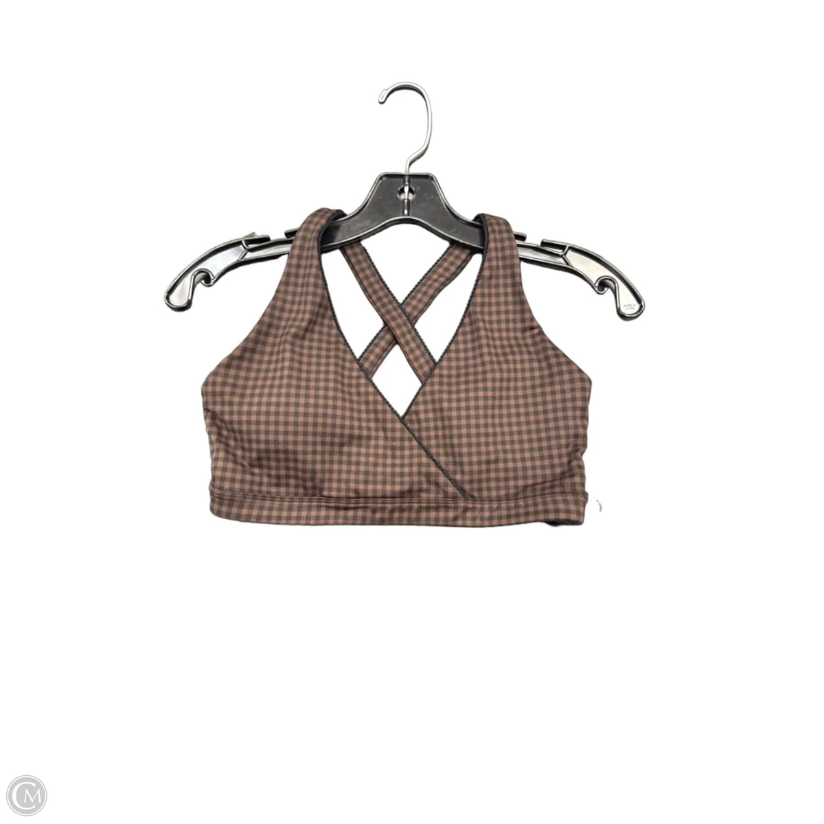 Athletic Bra By Ypb In Black & Brown, Size: S
