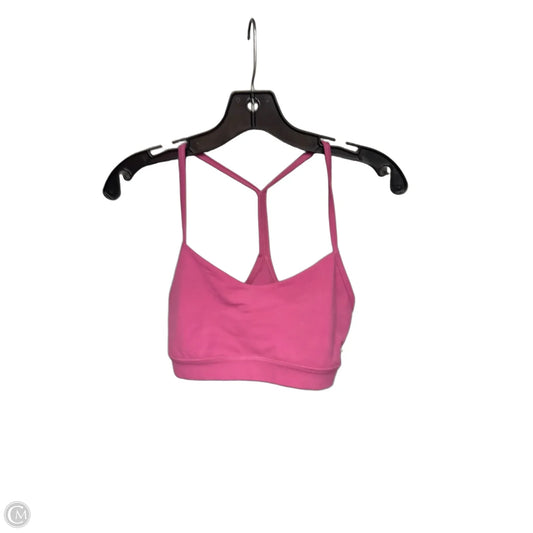 Athletic Bra By Lululemon In Pink, Size: 8