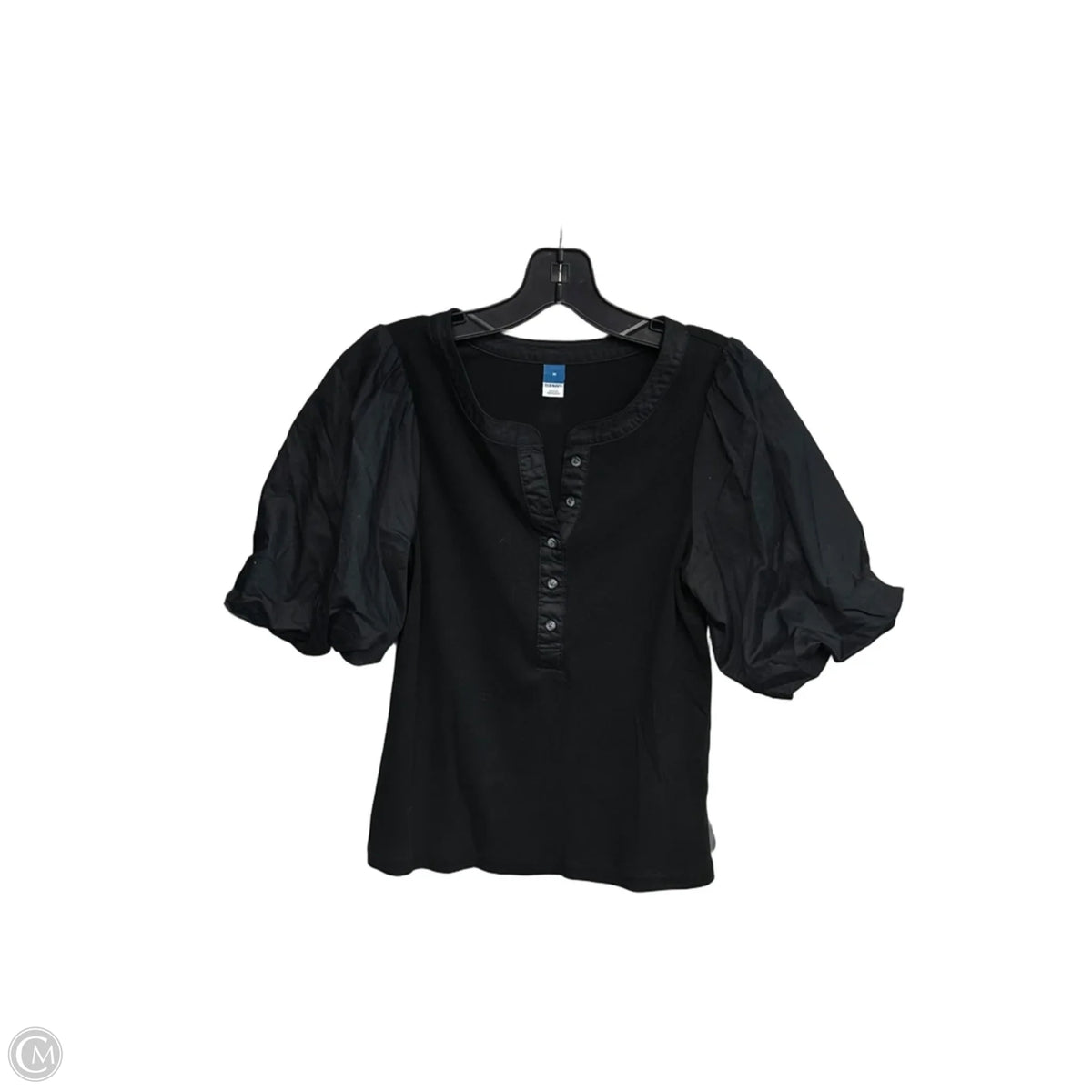 Top Short Sleeve By Old Navy In Black, Size: M