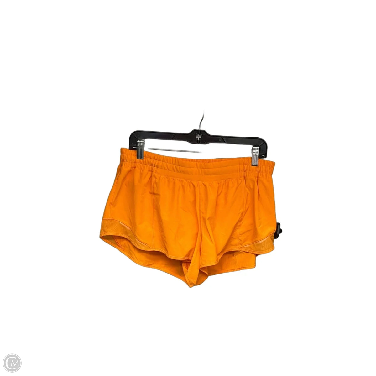 Athletic Shorts By Lululemon In Orange, Size: 14