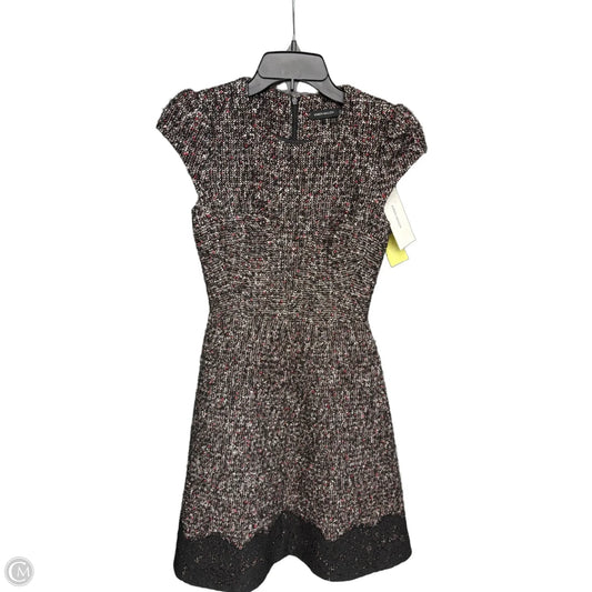 Dress Casual Short By Karen Millen In Black & Red, Size: 2