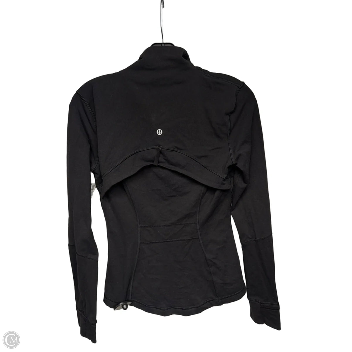 Athletic Jacket By Lululemon In Black, Size: 6
