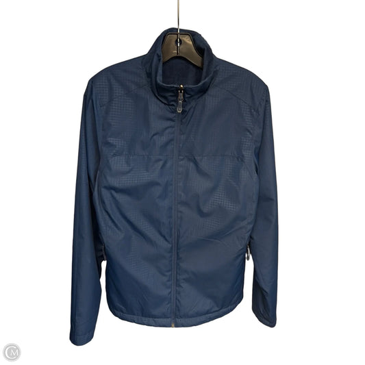 Athletic Jacket By Ideology In Blue, Size: M