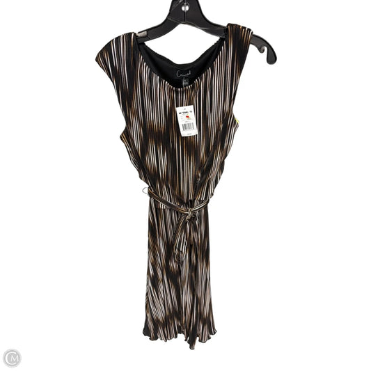 Dress Casual Short By Connected Apparel In Black & Brown, Size: 8