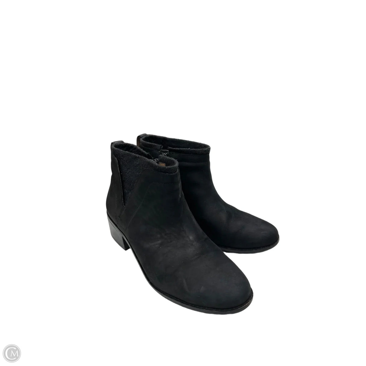 Boots Ankle Heels By Vionic In Black, Size: 8.5