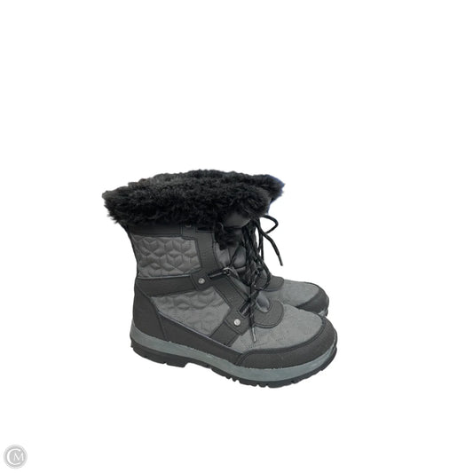 Boots Snow By Bearpaw In Black & Grey, Size: 9