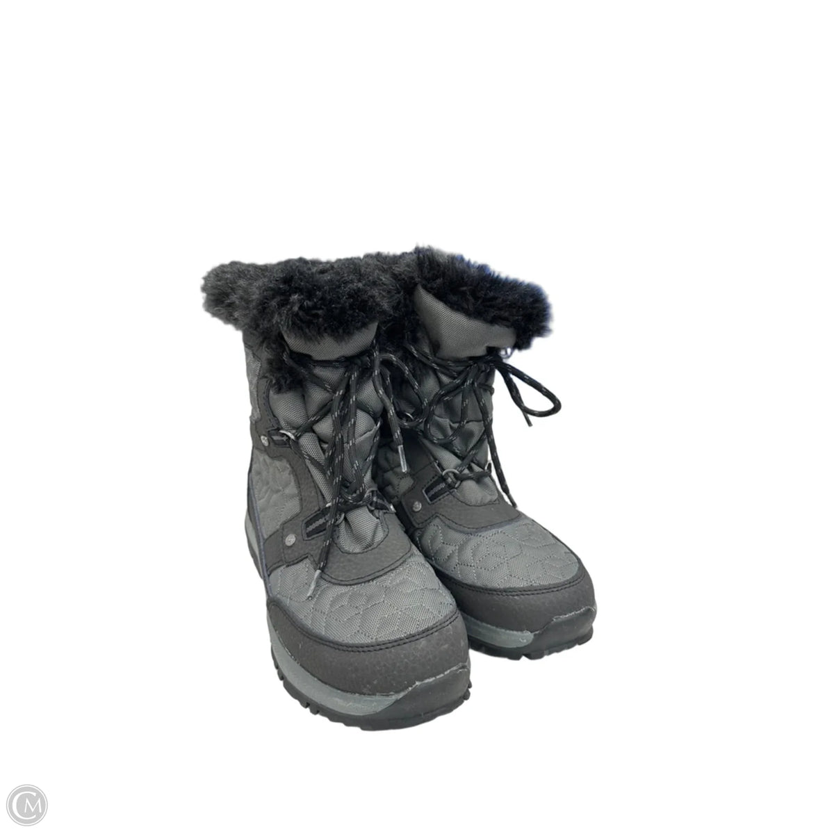 Boots Snow By Bearpaw In Black & Grey, Size: 9