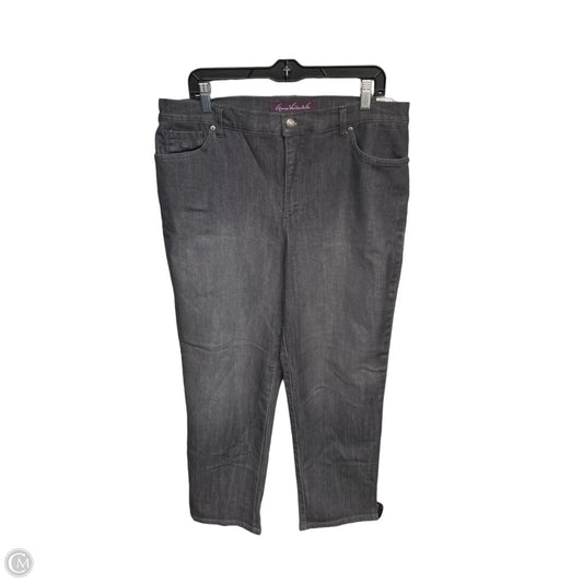Jeans Straight By Gloria Vanderbilt In Grey, Size: 16