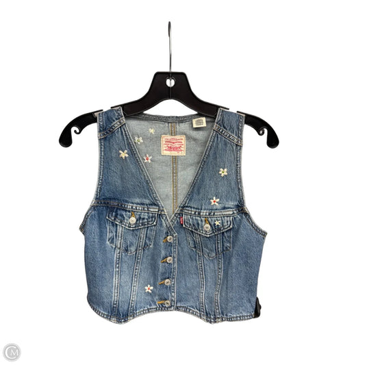 Vest Other By Levis In Blue Denim, Size: S