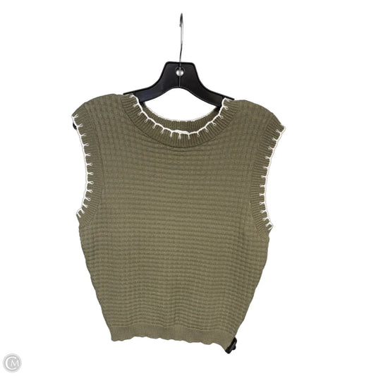 Top Sleeveless By And Now This In Green, Size: Xs