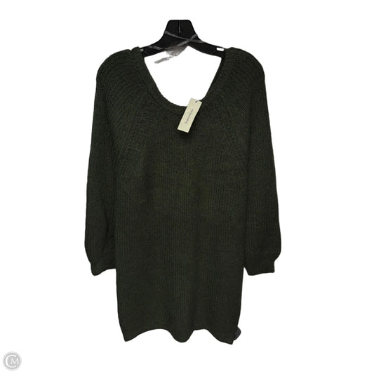 Dress Sweater By Harper In Green, Size: M
