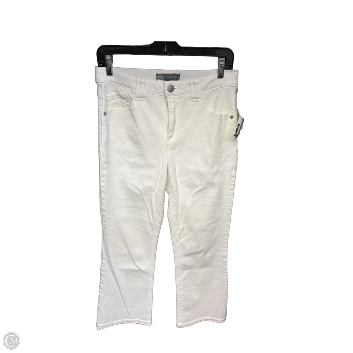 Jeans Straight By Wit & Wisdom In White, Size: 6