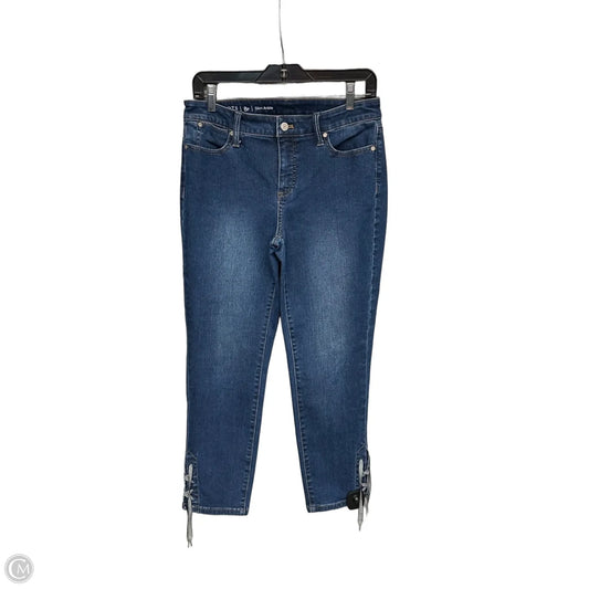 Jeans Cropped By Talbots In Blue Denim, Size: 8p