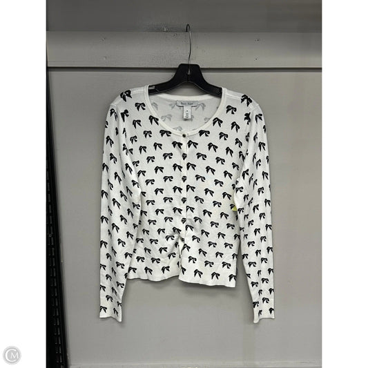 Cardigan By White House Black Market In Black & White, Size: M