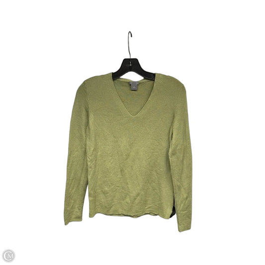 Top Long Sleeve By Ann Taylor In Green, Size: L
