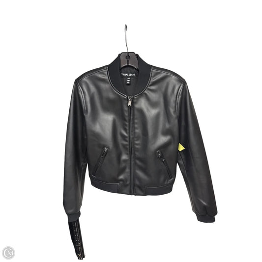 Jacket Moto By Tribal In Black, Size: Xs