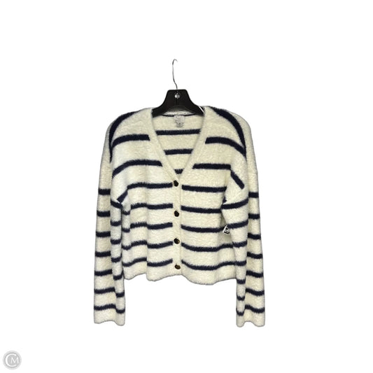 Cardigan By A New Day In Blue & White, Size: Xs
