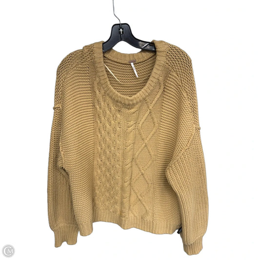Sweater By Free People In Tan, Size: M