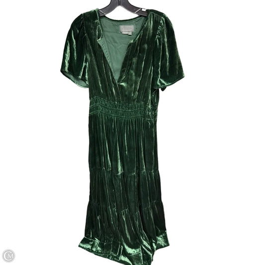 Dress Casual Maxi By Anthropologie In Green, Size: L